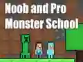 Gra Noob and Pro Monster School w Internecie