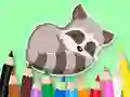 Gra Coloring Book: Baby Raccoon w Internecie
