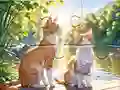 Gra Jigsaw Puzzle: Cats In Pairs w Internecie