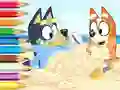 Gra Coloring Book: Bluey On The Beach w Internecie