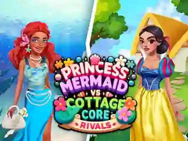 Gra Princess Cottage Core vs Mermaid Core Rivals w Internecie