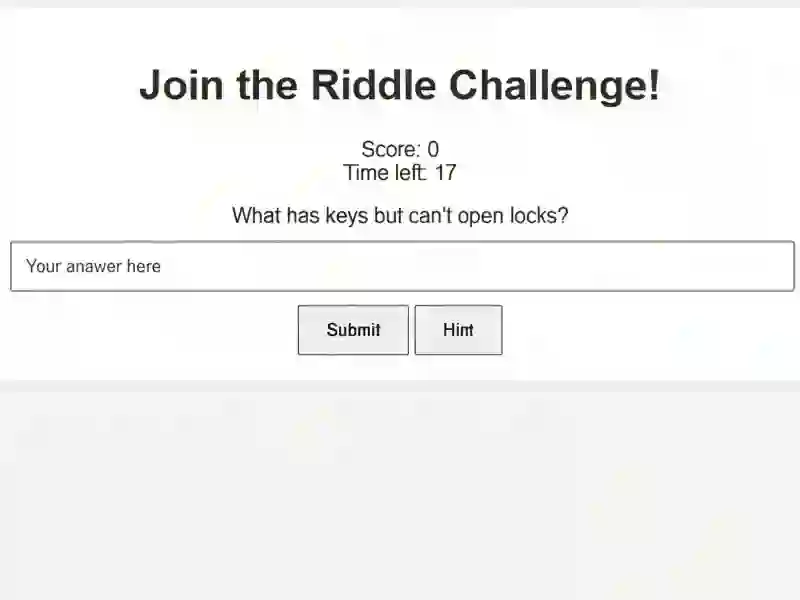 Gra Riddle Challenge w Internecie