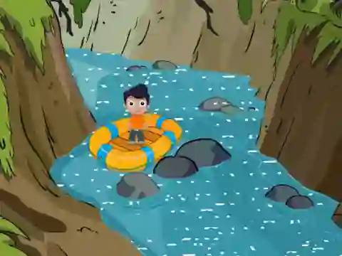 Gra Rescue the Cute Boy from River w Internecie