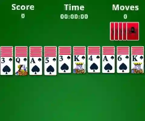 Gra Spider Solitaire w Internecie