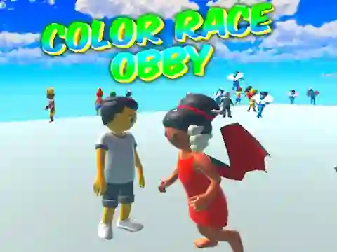 Gra Color Race Obby w Internecie