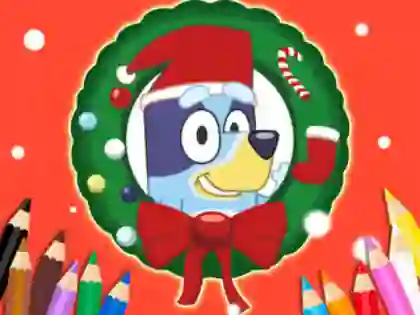 Gra Coloring Book: Bluey Santa Claus w Internecie
