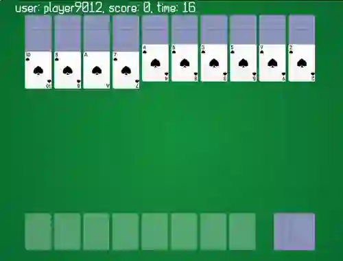 Gra Spider Solitaire Classic Ver w Internecie