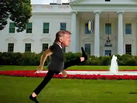 Gra Trump Wobble Walk Challenge w Internecie