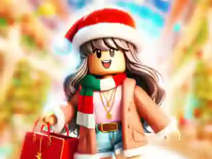 Gra Jigsaw Puzzle: Roblox Christmas Mall w Internecie
