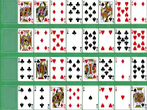 Gra Cards: Solitaire Carpet w Internecie