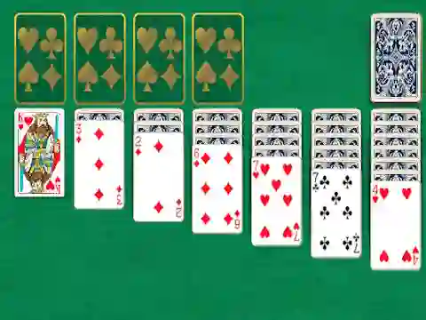 Gra Klondike Classic Solitaire w Internecie