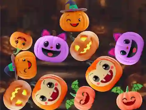 Gra Merge Connect Pumpkins: Halloween! w Internecie