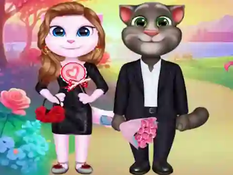 Gra Kitty Couple Lovely Valentine w Internecie