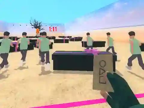 Gra Squid Game Red Light w Internecie