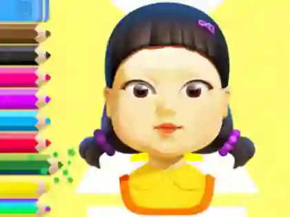 Gra Coloring Book: Squid Game Doll w Internecie