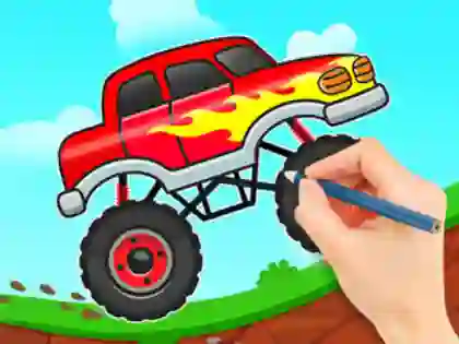 Gra Coloring Book: Monster Truck w Internecie