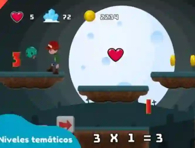 Gra Sam's Math Adventure w Internecie