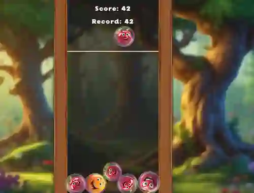 Gra Match Fruits In Bubbles! w Internecie