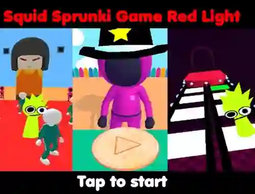 Gra Squid Sprunki Game Red Light w Internecie