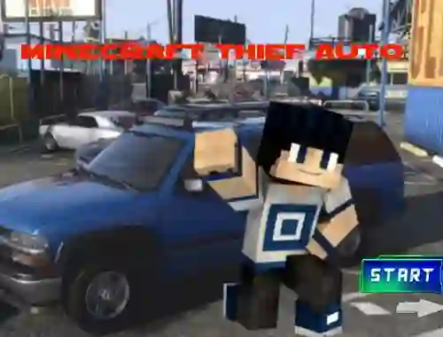 Gra Minecraft Thief Auto w Internecie