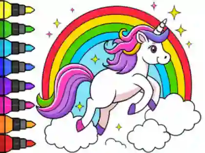 Gra Coloring Book: Magical Unicorn w Internecie