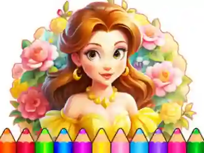 Gra Coloring Book: Flower Dress Up w Internecie