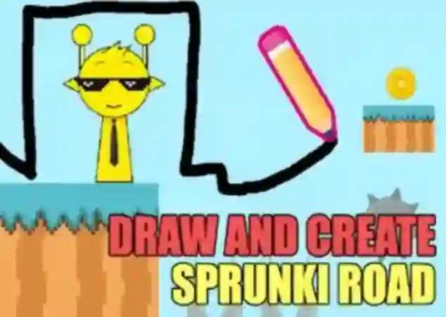 Gra Draw And Create Sprunki Road w Internecie