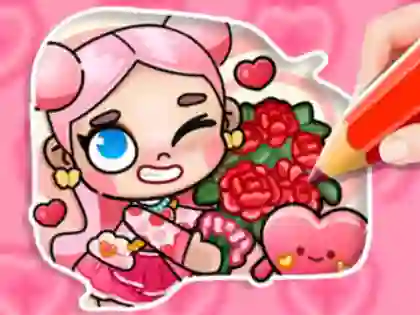 Gra Coloring Book: Avatar Valentine's w Internecie