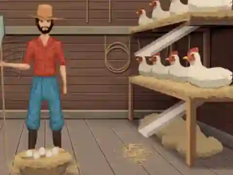 Gra Egg catcher w Internecie