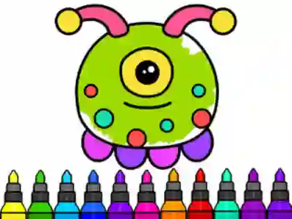 Gra Coloring Book: Alien w Internecie