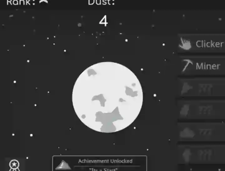 Gra Planet Clicker Dust Collector w Internecie