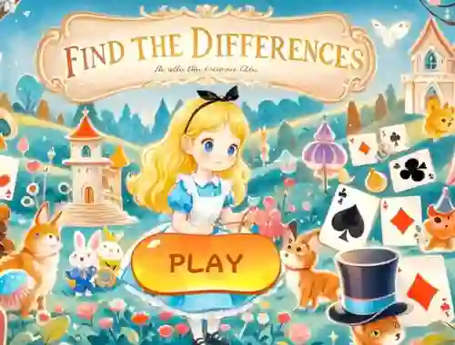 Gra Find The Differences: Alice In Wonderland w Internecie