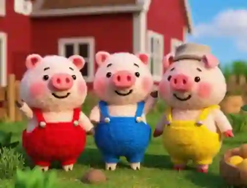 Gra Find The Differences: The 3 Little Pigs w Internecie