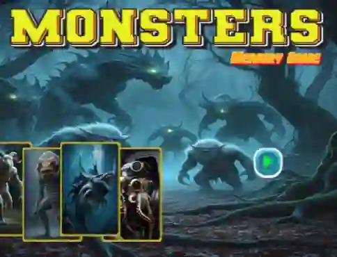 Gra Monsters Memory Game w Internecie