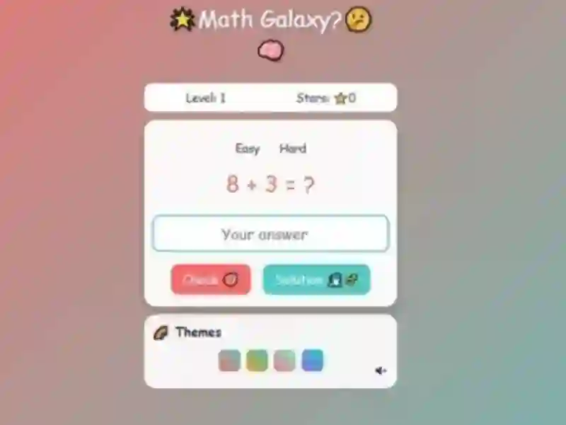 Gra Math Galaxy w Internecie