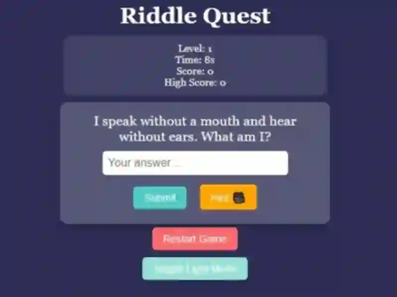 Gra Riddle Quest Brain Teaser w Internecie