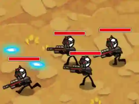Gra Stickman Warfare w Internecie