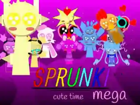 Gra Sprunki Cute Time Mega!!! w Internecie