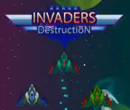 Gra Invaders Destruction w Internecie