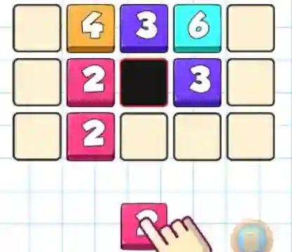 Gra Number Merging Challenge w Internecie