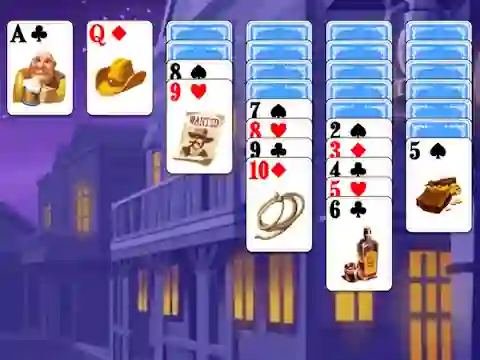 Gra Solitaire Reverse w Internecie