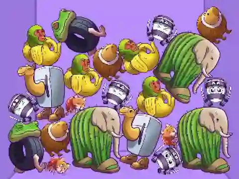 Gra Merge Brainrot w Internecie