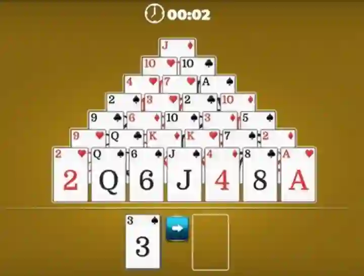 Gra Pyramid Solitaire w Internecie