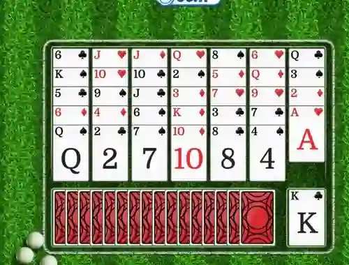 Gra Golf Solitaire w Internecie