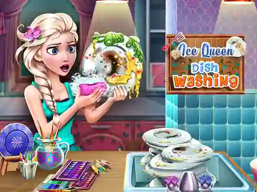 Gra Ice Queen Dish Washing w Internecie