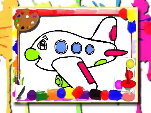 Gra Airplane Coloring Book w Internecie