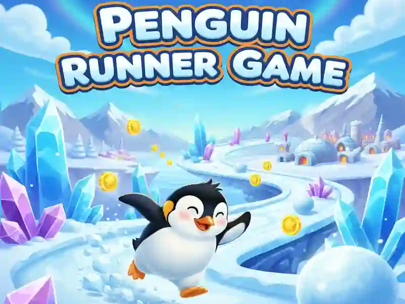 Gra Penguin Runner Game w Internecie