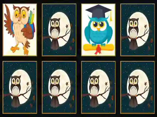 Gra Cute Owl Memory w Internecie
