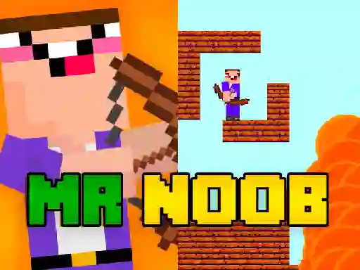 Gra Mr Noob vs Zombies w Internecie