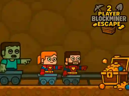 Gra 2 Player BlockMiner Escape w Internecie